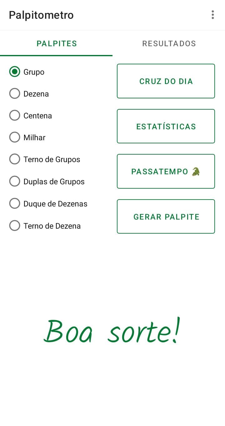 Imagem da tela inicial do aplicativo